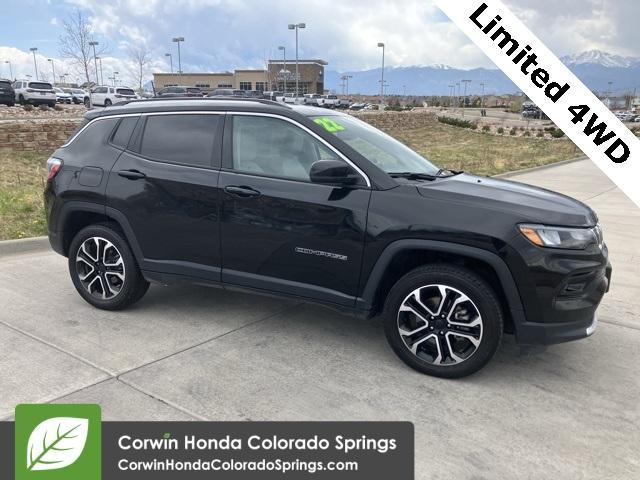 used 2022 Jeep Compass car, priced at $21,500
