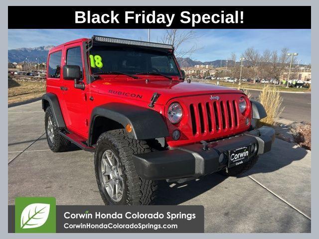used 2018 Jeep Wrangler JK car, priced at $25,245