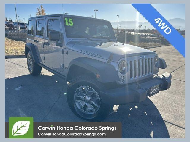 used 2015 Jeep Wrangler Unlimited car, priced at $21,900