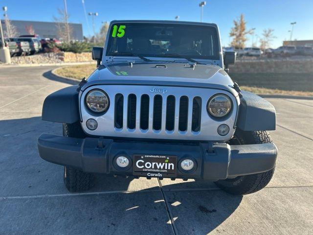 used 2015 Jeep Wrangler Unlimited car, priced at $21,900