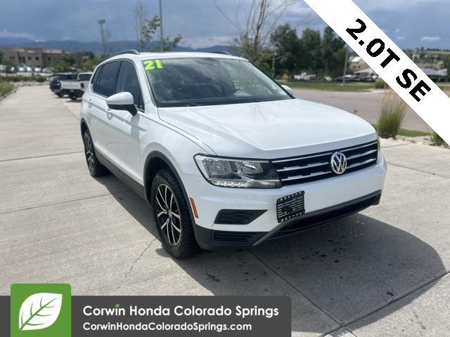 used 2021 Volkswagen Tiguan car, priced at $22,000