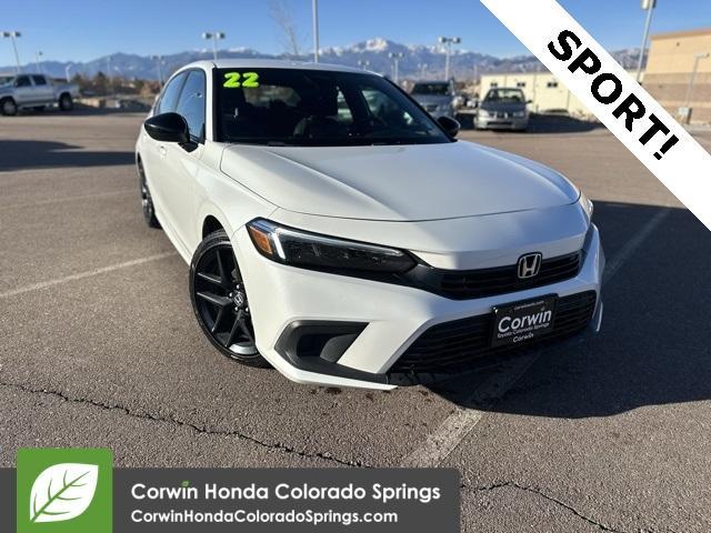 used 2022 Honda Civic car, priced at $22,770