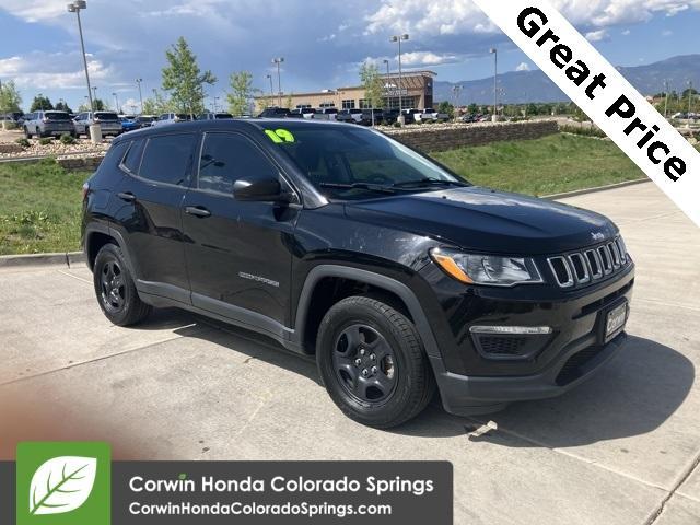used 2019 Jeep Compass car, priced at $14,000