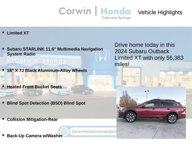 used 2024 Subaru Outback car, priced at $28,500