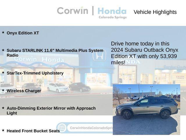 used 2024 Subaru Outback car, priced at $28,000