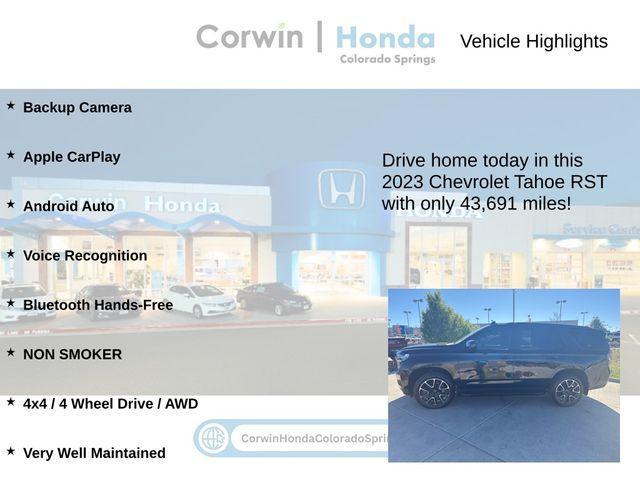 used 2023 Chevrolet Tahoe car, priced at $54,850