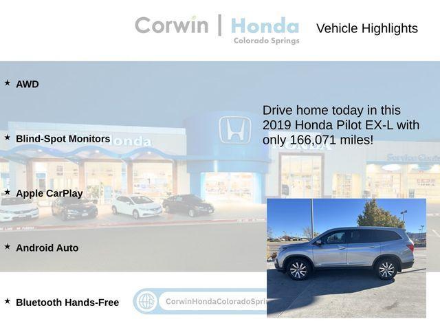 used 2019 Honda Pilot car, priced at $14,800