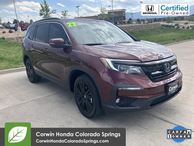 used 2022 Honda Pilot car, priced at $34,500