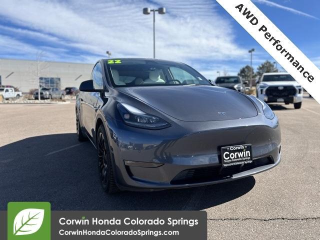 used 2022 Tesla Model Y car, priced at $31,000