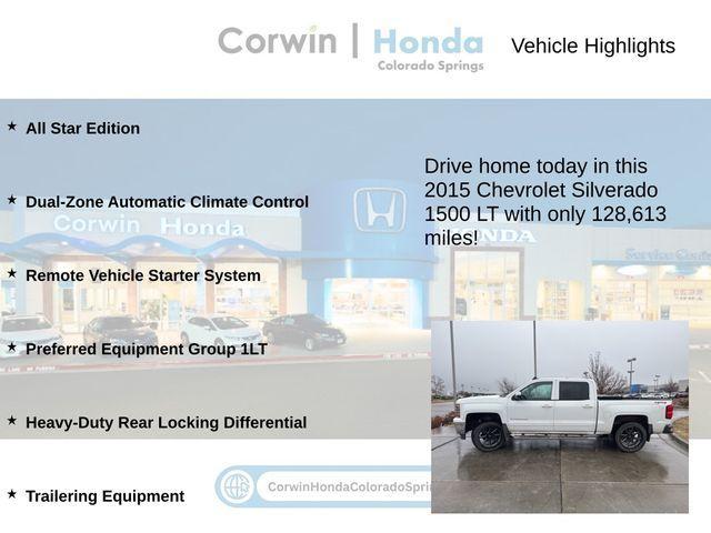 used 2015 Chevrolet Silverado 1500 car, priced at $19,000