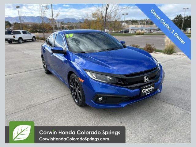 used 2019 Honda Civic car, priced at $19,500