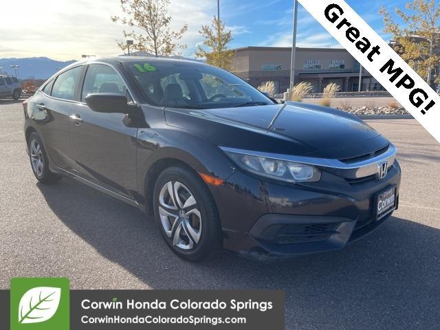 used 2016 Honda Civic car, priced at $10,000