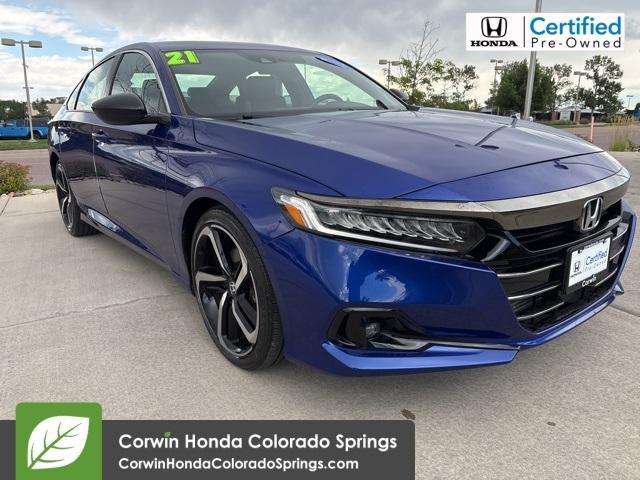 used 2021 Honda Accord car, priced at $26,200