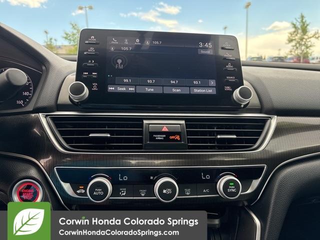 used 2021 Honda Accord car, priced at $26,200
