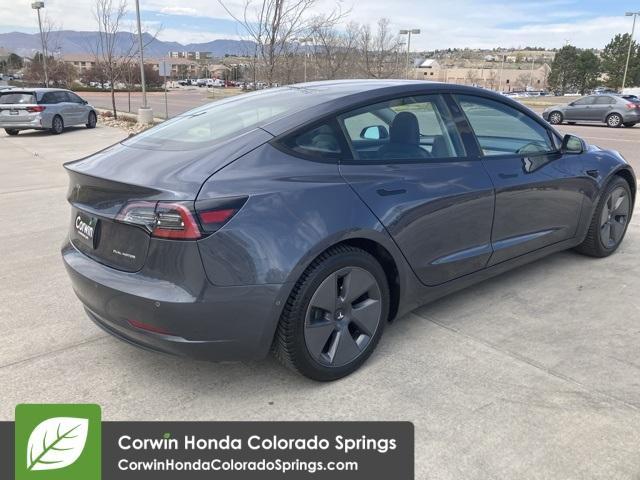 used 2021 Tesla Model 3 car, priced at $22,000
