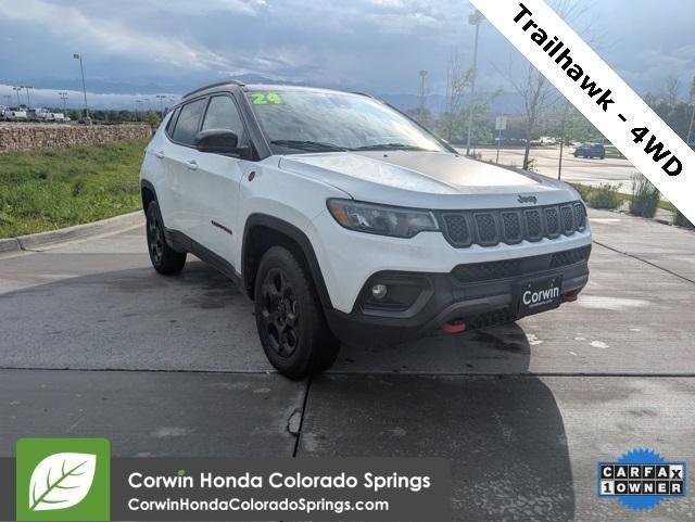 used 2024 Jeep Compass car, priced at $26,000