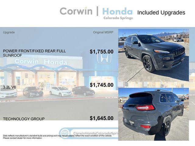 used 2018 Jeep Cherokee car, priced at $13,500