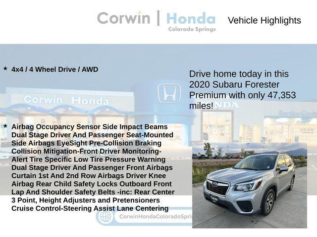 used 2020 Subaru Forester car, priced at $22,250