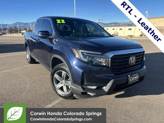 used 2022 Honda Ridgeline car, priced at $34,000