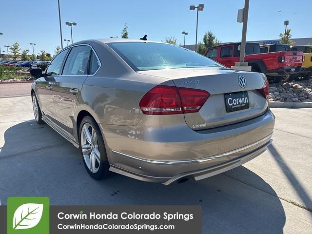 used 2015 Volkswagen Passat car, priced at $10,500