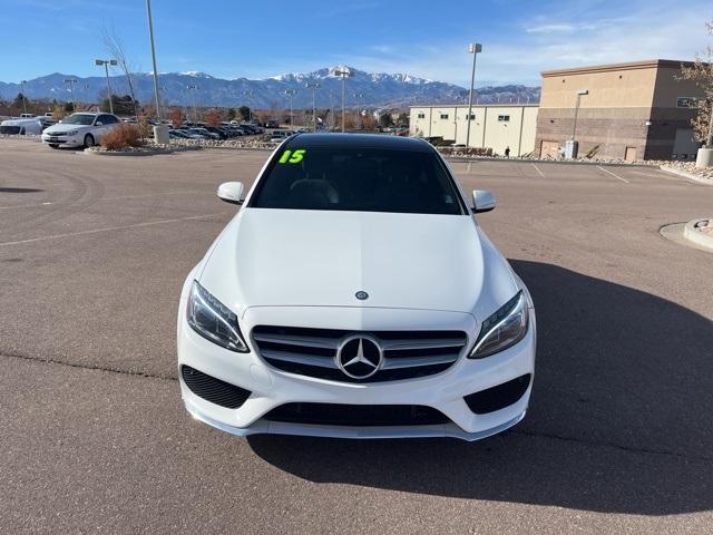 used 2015 Mercedes-Benz C-Class car, priced at $15,500