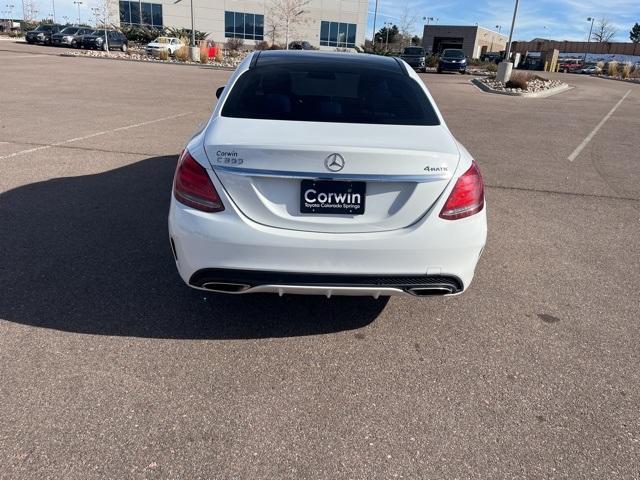 used 2015 Mercedes-Benz C-Class car, priced at $15,500