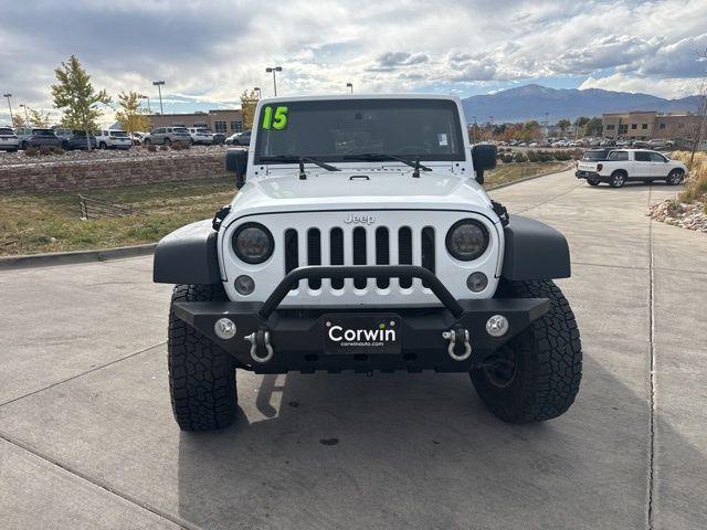 used 2015 Jeep Wrangler Unlimited car, priced at $16,500