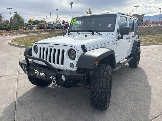 used 2015 Jeep Wrangler Unlimited car, priced at $16,500