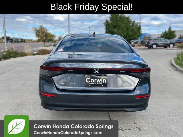 new 2025 Honda Accord car, priced at $31,710