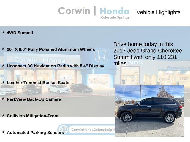 used 2017 Jeep Grand Cherokee car, priced at $17,800