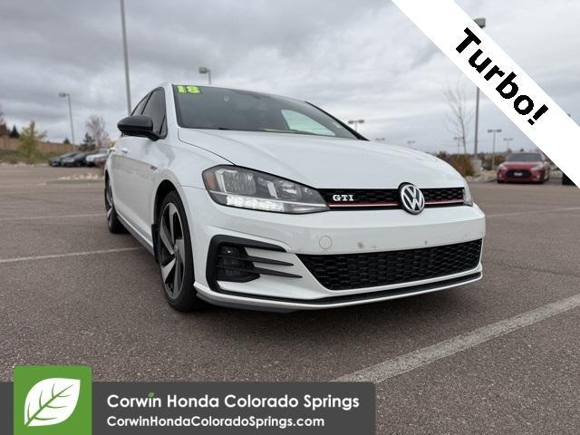 used 2018 Volkswagen Golf GTI car, priced at $17,000