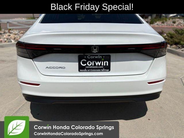 new 2025 Honda Accord car, priced at $32,165