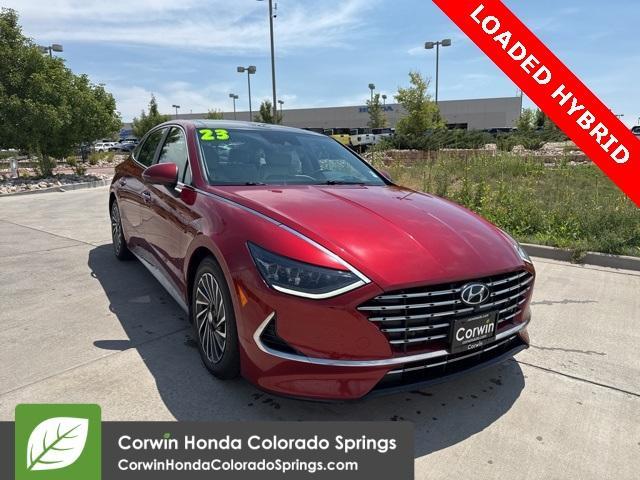 used 2023 Hyundai Sonata Hybrid car, priced at $17,750