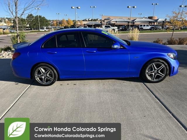used 2020 Mercedes-Benz AMG C 43 car, priced at $37,000