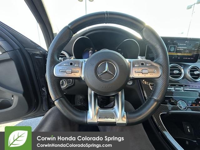 used 2020 Mercedes-Benz AMG C 43 car, priced at $37,000