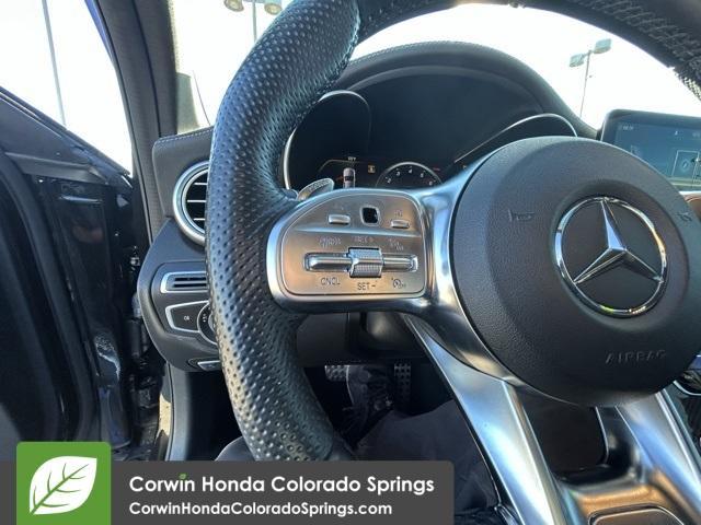used 2020 Mercedes-Benz AMG C 43 car, priced at $37,000