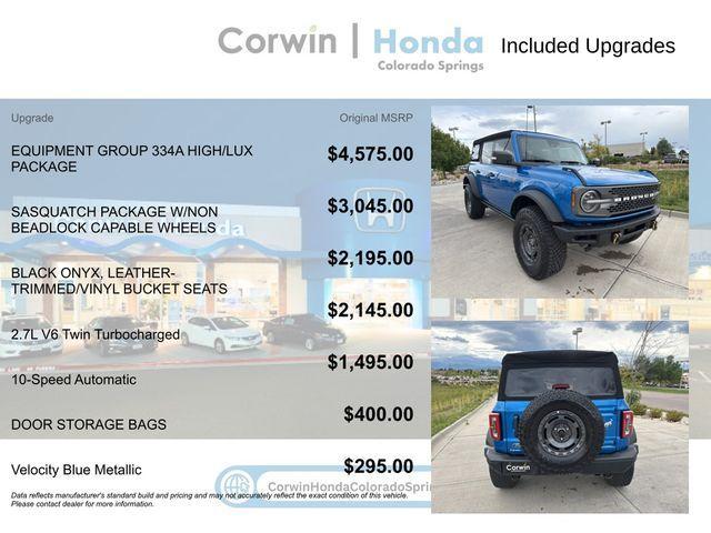 used 2024 Ford Bronco car, priced at $51,000