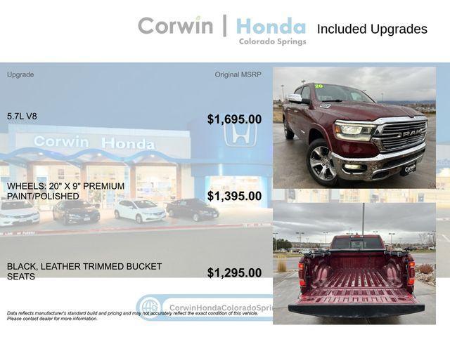 used 2020 Ram 1500 car, priced at $33,000