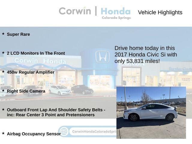 used 2017 Honda Civic car, priced at $20,200