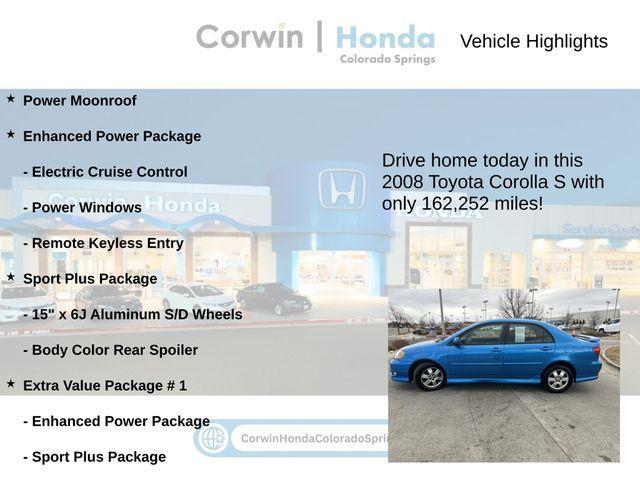 used 2008 Toyota Corolla car, priced at $6,000