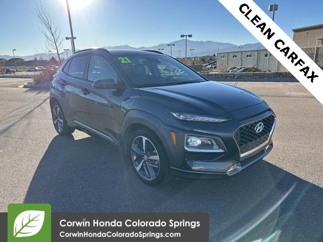 used 2021 Hyundai Kona car, priced at $18,750