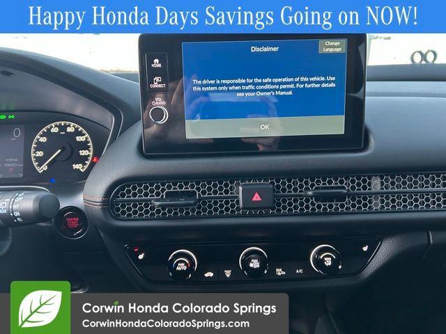 new 2026 Honda HR-V car, priced at $31,405