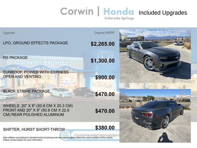 used 2011 Chevrolet Camaro car, priced at $21,500