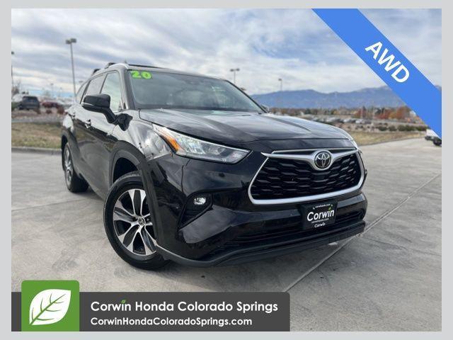 used 2020 Toyota Highlander car, priced at $26,000