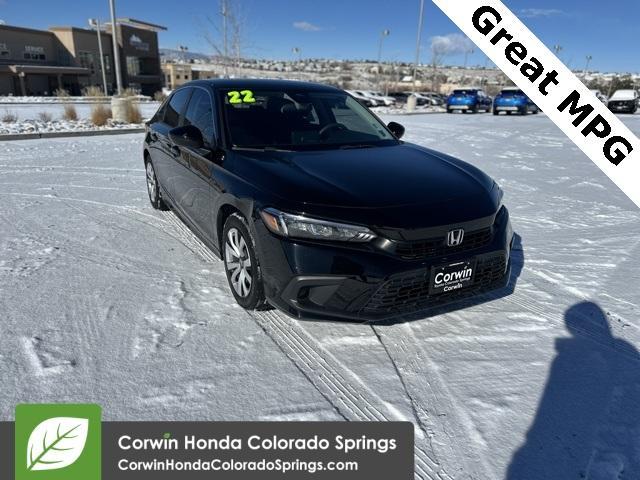 used 2022 Honda Civic car, priced at $21,750