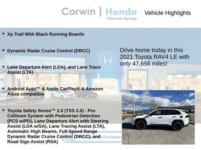 used 2021 Toyota RAV4 car, priced at $24,000