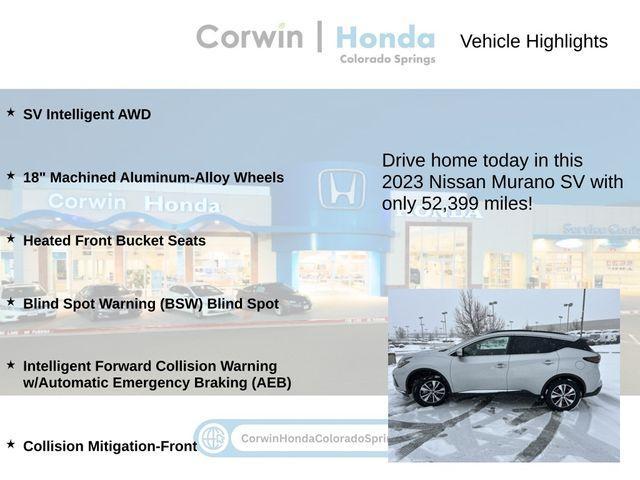 used 2023 Nissan Murano car, priced at $20,900