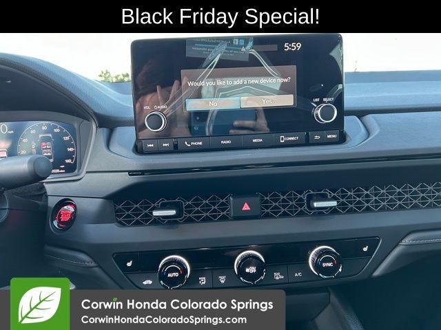 new 2025 Honda Accord car, priced at $31,710