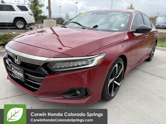 used 2022 Honda Accord car, priced at $21,750