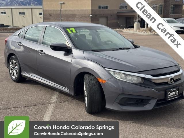 used 2017 Honda Civic car, priced at $13,900